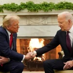 Trump diz estar 'entristecido' pelo diagnóstico de câncer de Joe Biden
